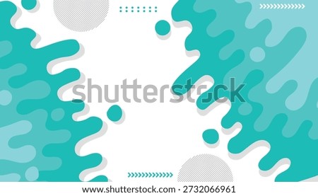 Abstract background with fluid geometric shapes and modern rounded lines. Trendy design with shadows and empty space for text. Vector illustration eps. 2