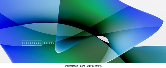 Antecedentes abstractos. Plantilla de ola de color de gradiente de fluido para papel de pared, banner, fondo o aterrizaje