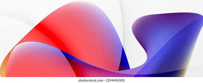 Abstract background. Fluid gradient color wave template for wallpaper, banner, background or landing