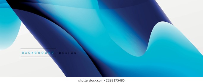 Antecedentes abstractos. Plantilla de ola de color de gradiente de fluido para papel de pared, banner, fondo o aterrizaje