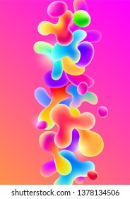 Abstract background with Fluid gradient shapes composition.