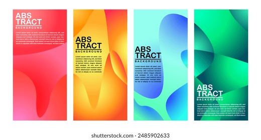 Abstract Background Fluid And Liquid with Gradient