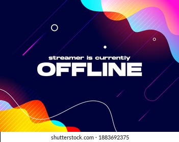 Abstract background with fluid and liquid for streamer background, wallpaper, landing page, poster, header
