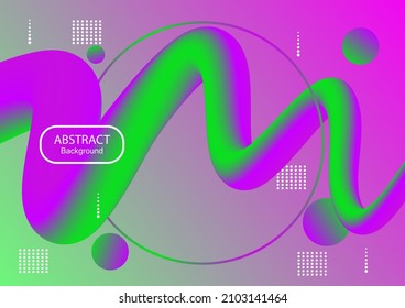 abstract background Fluid liquid style gradient wallpaper vector illustration