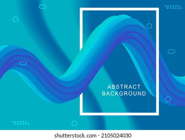 abstract background Fluid liquid style gradient wallpaper vector illustration