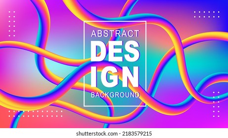 Abstract background Fluid liquid style gradient wallpaper vector illustration