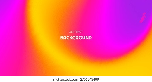 Abstract background with fluid mesh gradient, noise, grain texture, and overlay effect. Horizontal template with gummy liquid soft shapes. Futuristic bright banner for web design, social media. Vector