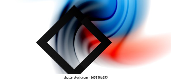 Abstract background, fluid mixing gradient liquid style colors composition. Vector Illustration For Wallpaper, Banner, Background, Card, Book Illustration, landing page