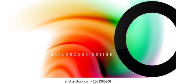 Abstract background, fluid mixing gradient liquid style colors composition. Vector Illustration For Wallpaper, Banner, Background, Card, Book Illustration, landing page
