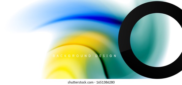 Abstract background, fluid mixing gradient liquid style colors composition. Vector Illustration For Wallpaper, Banner, Background, Card, Book Illustration, landing page
