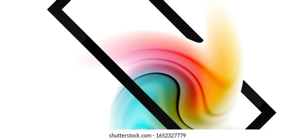 Fondo abstracto, mezcla de fluidos, composición de colores de estilo líquido degradado. Ilustración vectorial para papel tapiz, pancarta, fondo, tarjeta, ilustración del libro, página de inicio