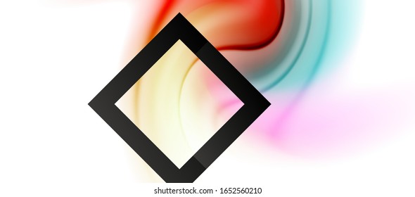 Abstract background, fluid mixing gradient liquid style colors composition. Vector Illustration For Wallpaper, Banner, Background, Card, Book Illustration, landing page