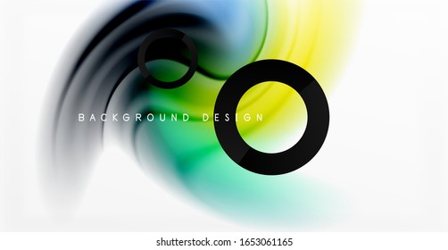 Abstract background, fluid mixing gradient liquid style colors composition. Vector Illustration For Wallpaper, Banner, Background, Card, Book Illustration, landing page