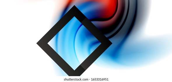 Abstract background, fluid mixing gradient liquid style colors composition. Vector Illustration For Wallpaper, Banner, Background, Card, Book Illustration, landing page