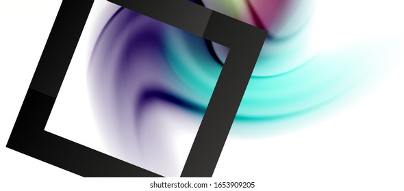 Abstract background, fluid mixing gradient liquid style colors composition. Vector Illustration For Wallpaper, Banner, Background, Card, Book Illustration, landing page