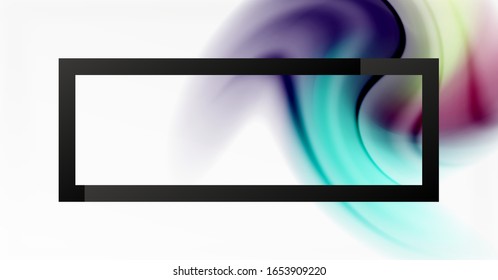 Abstract background, fluid mixing gradient liquid style colors composition. Vector Illustration For Wallpaper, Banner, Background, Card, Book Illustration, landing page
