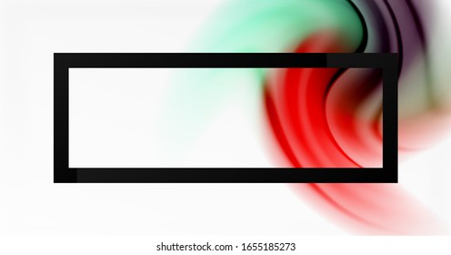 Abstract background, fluid mixing gradient liquid style colors composition. Vector Illustration For Wallpaper, Banner, Background, Card, Book Illustration, landing page