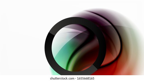 Abstract background, fluid mixing gradient liquid style colors composition. Vector Illustration For Wallpaper, Banner, Background, Card, Book Illustration, landing page
