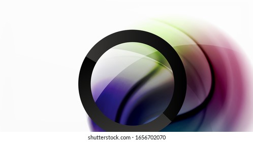 Abstract background, fluid mixing gradient liquid style colors composition. Vector Illustration For Wallpaper, Banner, Background, Card, Book Illustration, landing page