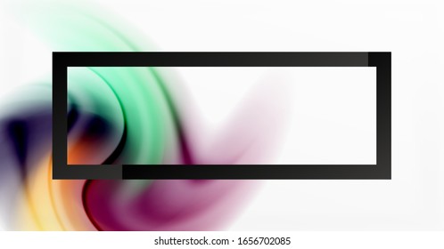 Abstract background, fluid mixing gradient liquid style colors composition. Vector Illustration For Wallpaper, Banner, Background, Card, Book Illustration, landing page