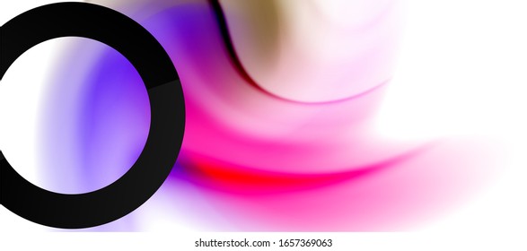 Abstract background, fluid mixing gradient liquid style colors composition. Vector Illustration For Wallpaper, Banner, Background, Card, Book Illustration, landing page