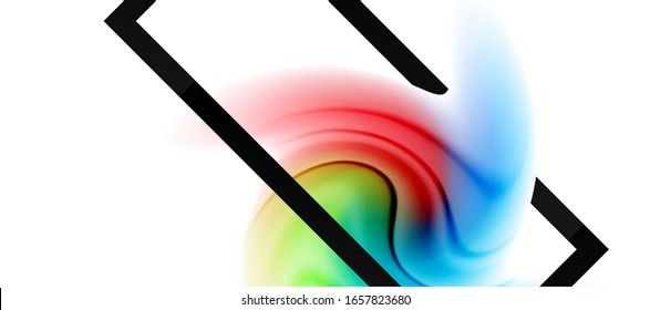 Fondo abstracto, mezcla de fluidos, composición de colores de estilo líquido degradado. Ilustración vectorial para papel tapiz, pancarta, fondo, tarjeta, ilustración del libro, página de inicio