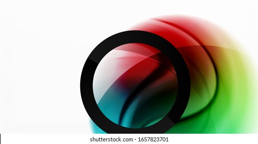 Abstract background, fluid mixing gradient liquid style colors composition. Vector Illustration For Wallpaper, Banner, Background, Card, Book Illustration, landing page