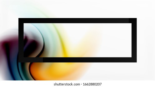 Abstract background, fluid mixing gradient liquid style colors composition. Vector Illustration For Wallpaper, Banner, Background, Card, Book Illustration, landing page