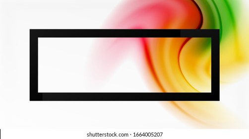 Abstract background, fluid mixing gradient liquid style colors composition. Vector Illustration For Wallpaper, Banner, Background, Card, Book Illustration, landing page