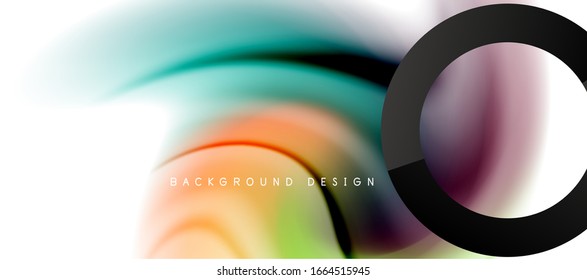 Abstract background, fluid mixing gradient liquid style colors composition. Vector Illustration For Wallpaper, Banner, Background, Card, Book Illustration, landing page