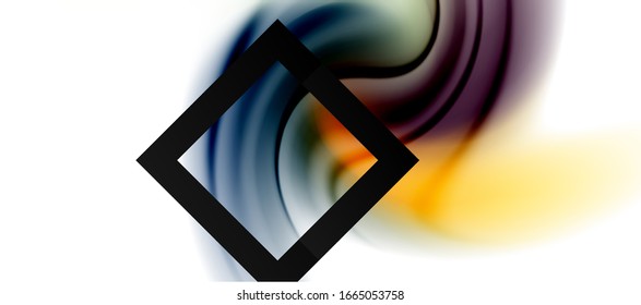 Abstract background, fluid mixing gradient liquid style colors composition. Vector Illustration For Wallpaper, Banner, Background, Card, Book Illustration, landing page