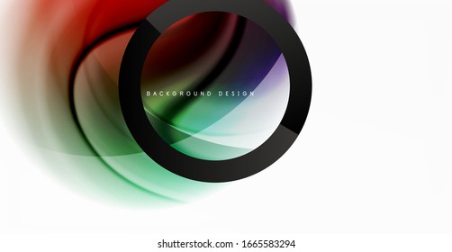 Abstract background, fluid mixing gradient liquid style colors composition. Vector Illustration For Wallpaper, Banner, Background, Card, Book Illustration, landing page