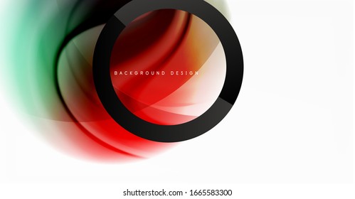 Abstract background, fluid mixing gradient liquid style colors composition. Vector Illustration For Wallpaper, Banner, Background, Card, Book Illustration, landing page