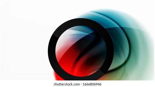 Abstract background, fluid mixing gradient liquid style colors composition. Vector Illustration For Wallpaper, Banner, Background, Card, Book Illustration, landing page