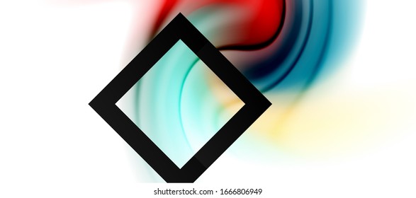 Abstract background, fluid mixing gradient liquid style colors composition. Vector Illustration For Wallpaper, Banner, Background, Card, Book Illustration, landing page