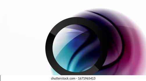 Abstract background, fluid mixing gradient liquid style colors composition. Vector Illustration For Wallpaper, Banner, Background, Card, Book Illustration, landing page