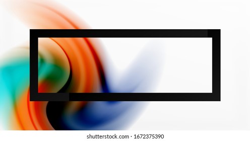 Abstract background, fluid mixing gradient liquid style colors composition. Vector Illustration For Wallpaper, Banner, Background, Card, Book Illustration, landing page