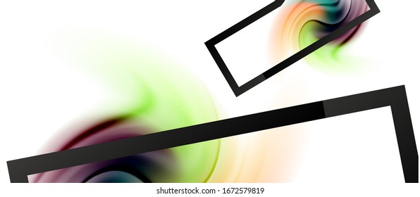 Abstract background, fluid mixing gradient liquid style colors composition. Vector Illustration For Wallpaper, Banner, Background, Card, Book Illustration, landing page