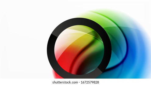Abstract background, fluid mixing gradient liquid style colors composition. Vector Illustration For Wallpaper, Banner, Background, Card, Book Illustration, landing page
