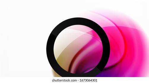 Abstract background, fluid mixing gradient liquid style colors composition. Vector Illustration For Wallpaper, Banner, Background, Card, Book Illustration, landing page