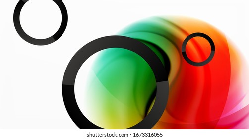 Fondo abstracto, mezcla de fluidos, composición de colores de estilo líquido degradado. Ilustración vectorial para papel tapiz, pancarta, fondo, tarjeta, ilustración del libro, página de inicio