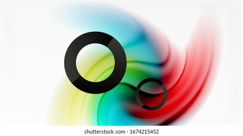 Abstract background, fluid mixing gradient liquid style colors composition. Vector Illustration For Wallpaper, Banner, Background, Card, Book Illustration, landing page