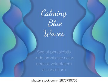 Abstract Background with Fluid Multi Colored. Blue Gradient as a Background. For Web and Mobile App, Art Illustration Template Design, Business Infographic and Social Media Element.