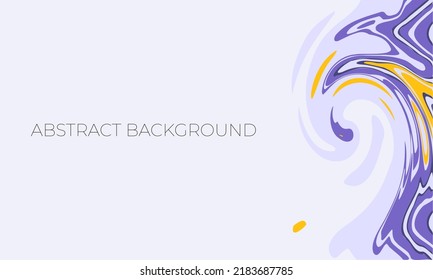 Fondo abstracto con líneas de pintura de fluidos y efecto de pintura de marquetería líquida. Para papel tapiz, aplicaciones y afiches web y móviles, banners de medios sociales, diseño moderno, diseño de plantillas de ilustraciones artísticas.