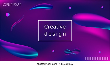 abstract background with fluid shape, eps 10 vector.