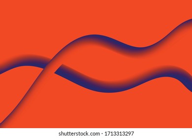 Abstract background with fluid shape. Lush Lava color gradient. Liquid dynamic shape. Vector illustration design.