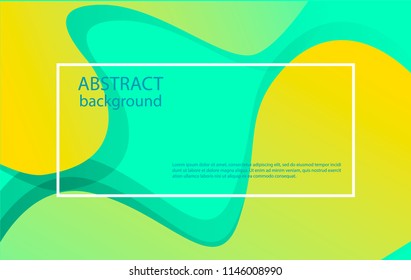 Abstract background with fluid shapes, vector illustration. Perfect  for banner, web, header, page, cover, billboard, brochure. 