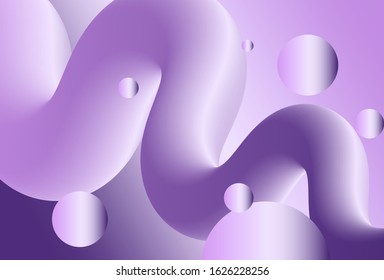 Abstract background with fluid shapes Vector Background