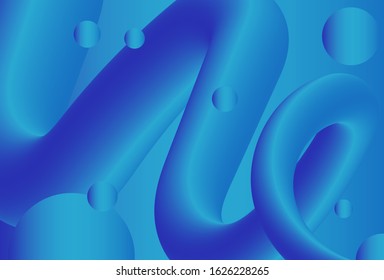 Abstract background with fluid shapes Vector Background