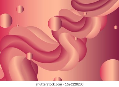 Abstract background with fluid shapes  Vector Background